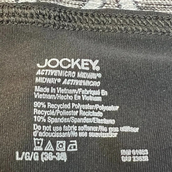 Men's ActiveMicro Midway Boxer Briefs Underwear Black in SIZE LARGE - 3 PAIRS - Picture 9 of 9